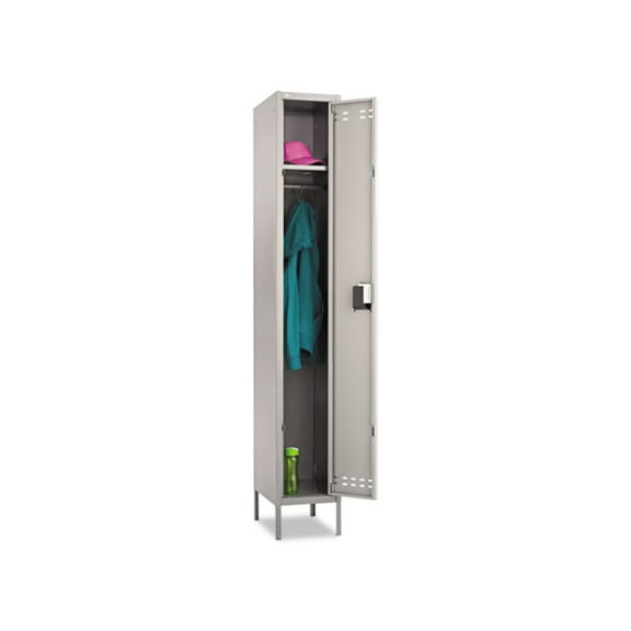 Safco Single Tier Locker in Gray