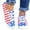 U5-Royal Blue, variant on 4th of July Shoes for Women American Flag Sneakers Canvas Slip-Ons with Non-Slip Sole Cushioned Insole Durable Upper Soft Flexible Fit Women's Patriotic Shoes for 4th of Julyss Travel Wear,White 41
