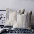 thumbnail image 2 of 20x20 Pillow Covers Set of 2, Beige Grey Throw Pillow Covers Decorative Couch Cushion Case, Abstract Mottled Art Retro Modern Painting Microfiber Square Pillowcases for Bedroom Car Living Room, 2 of 7