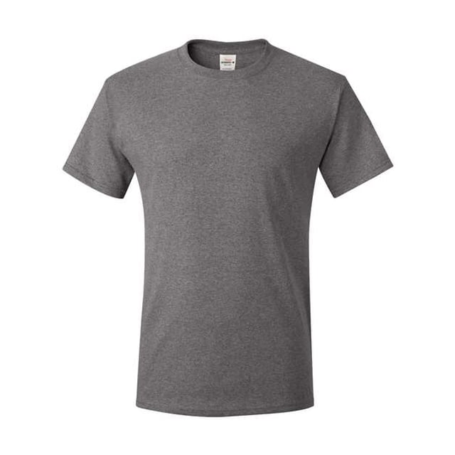 Hanes 6 oz. Camiseta sin etiqueta 5250T gris XXXX-Large hanes 5250