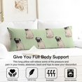 thumbnail image 3 of Dog and Nature Artwork Body Pillow Cover 20x54 - Stretchy Fabric - Invisible Zipper, 3 of 6