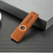 Wood KAZOO with Five Membrane Flute Diaphragm Mouth Kazoos Musical Instruments