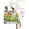 thumbnail image 2 of Happy Easter Table Cloth, Waterproof Tablecloth for Rectangle Tables, Watercolor Truck Eggs Flowers Butterfly Botanical Reusable Washable Fabric Table Cover for Restaurant Kitchen Dining 52"x70", 2 of 9