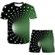 thumbnail image 2 of 2pcs Baby Boys Girls Whirlpool Ropa Conjuntos Verano Manga corta Tops Tees amp; Pantalones cortos Niños Dibujos animados Casual Nuevos disfraces Outfits7T Gao Jinjia LED, 2 of 2