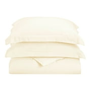 Impressions Westfall Solid Microfiber Duvet Cover Set