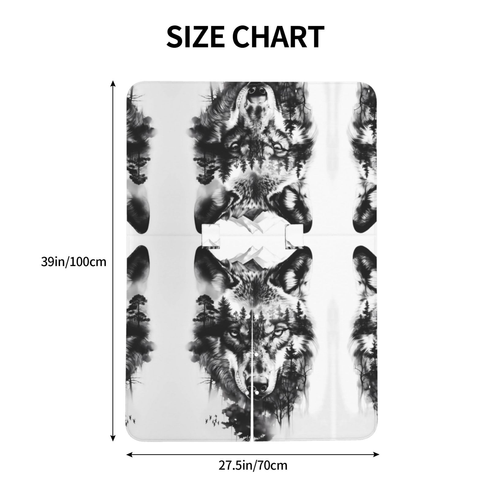 Car Seat Cover Baby - Majestic Wolf Landscape Breathable Infant Car Seat Cover for Baby Carseat, Lightweight Comfort Baby Essentials Must Haves Newborn Stuff for Girl Boy