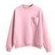thumbnail image 3 of HongQid Women's Long Sleeve Crewneck Sweatshirt Casual Solid Color Pullover Cropped Tops, 3 of 3