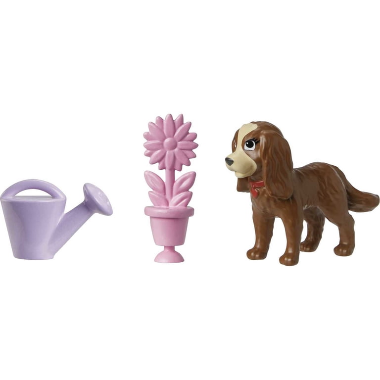 Polly Pocket Cofanetto Moda HKV89 - Bambola Da 7,6 Cm Con 18 Accessori A Tema Floreale, Gioco Da Viaggio - 3