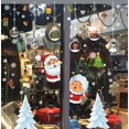 thumbnail image 1 of Pegatinas navideñas para ventana, calcomanía de pared de copos de nieve de Papá Noel y alce, decoraciones navideñas para el hogar para Año Nuevo 2023, pegatinas de decoración DIY, 1 of 4