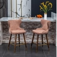 thumbnail image 6 of Roundhill Furniture Nevis Bar Stool, Pink , Set of 2, 6 of 13