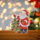 thumbnail image 2 of Cuadros Decorativos Lámpara LED de pintura de diamantes ornamentales que cuelga el árbol de Navidad Santa DIY bombilla de artesanía a mano JShteea Nuevos Originales, 2 of 9