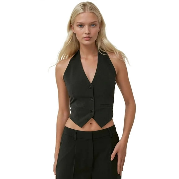 V-Neck Sleeveless Vest