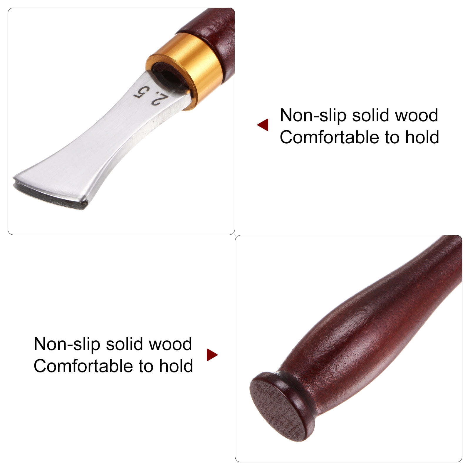 Leather Edge Creaser 1mm 1.5mm 2mm 2.5mm Stainless Steel DIY Leather, Red