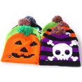 thumbnail image 2 of Sombreros de Halloween, suéter, gorro tejido de alce de Papá Noel con luz LED, patrón de dibujos animados, regalo de Navidad para niños, suministros de Año Nuevo, 2 of 4