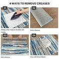 thumbnail image 3 of Suelur Small Rugs 2x3 Modern Abstract Area Rugs Entryway Rug Indoor Washable Rug Blue Rugs Non-Slip Soft Print Throw Rugs for Entrance Bedroom, 3 of 9