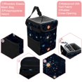 thumbnail image 2 of Virgo Constellation Foldable, with Lid, Leak-proof, Hanging Car Trash Can Garbage Can Container for Automobile, Trash Can for Car Organizer and Storage Bag, 2 of 6