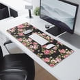 thumbnail image 2 of Long Mouse Pads for Desk,Pioneer Flower Floral Print Pattern Desk Mats on Top Of Desks, Desk Mouse Pad Extra Large with 3mm Non-Slip Base and Stitched Edge for Gaming,Office,Work,Home 31.5"x11.8", 2 of 6