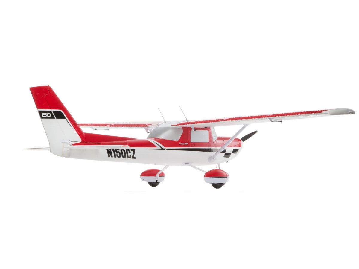 e flite carbon z cessna 150 test