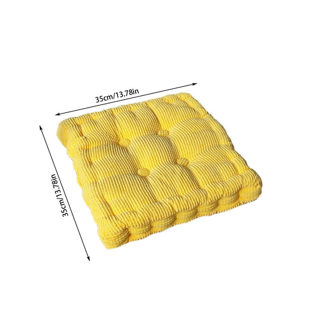 Cushion for Chair Thickened Corn Grain Mat, Handmade Tatami Mat, Corduroy Chair