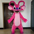 thumbnail image 3 of Disfraz de mascota azul de Lilo y Stitch, personaje de dibujos animados de Disney, disfraz publicitario, disfraz de animal para fiesta de carnaval, trajes de cosplay, 3 of 5