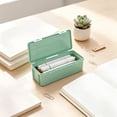thumbnail image 5 of SLYNSHome Plastic Storage Box With Lid, Large Capacity Desktop Organizer Case,Mint Green Portable Container For Pens Markers And Small Desk Accessories, 5 of 6