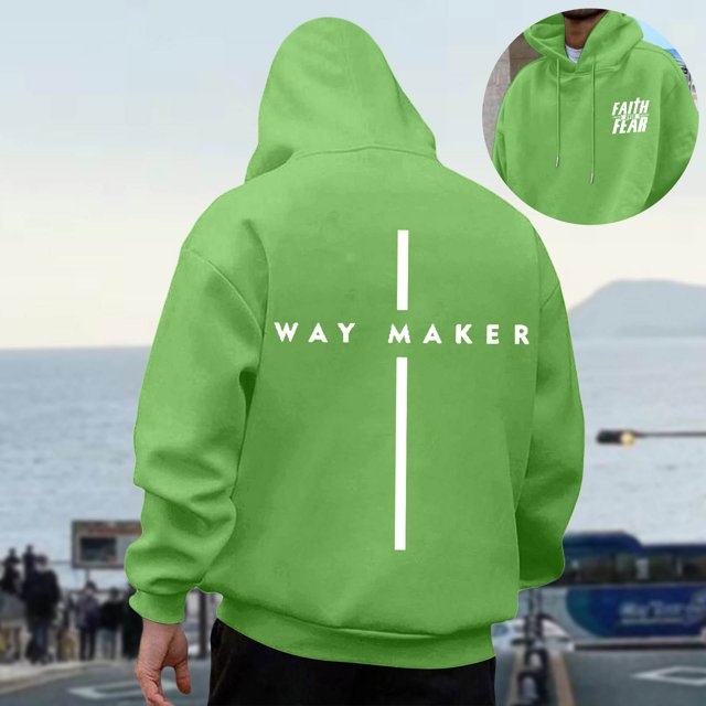 MHFRRA Sudaderas y Sudaderas para Hombre, Jersey de Manga Larga con Estampado para Uso Casual, Actividades Al Aire Libre y Comodidad En El Hogar Verde