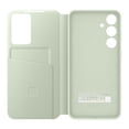 thumbnail image 5 of SAMSUNG Galaxy S24+ Plus S-View Wallet Phone Case Protective Cover with Smart Small Screen View Finger Tap Control Slim Design Card Holder Pocket US Version EF-ZS926CGEGUS Light Green, 5 of 5