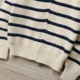 thumbnail image 4 of OGLCCG Kids Boys Striped Cardigan Sweaters Long Sleeve Stand Collar Zipper Knitted Sweater Fall Winter Warm School Uniform Knit Outwear 5-14 Years, 4 of 8