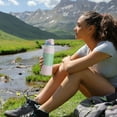 thumbnail image 3 of 2025 Clearance! NEGJ FreeSip 32 Oz Blue Insulated Stainless Water Bottle wth Lid Insulated Stainless Water Bottle wth for Sports and Travel Dreamy Field, 3 of 9