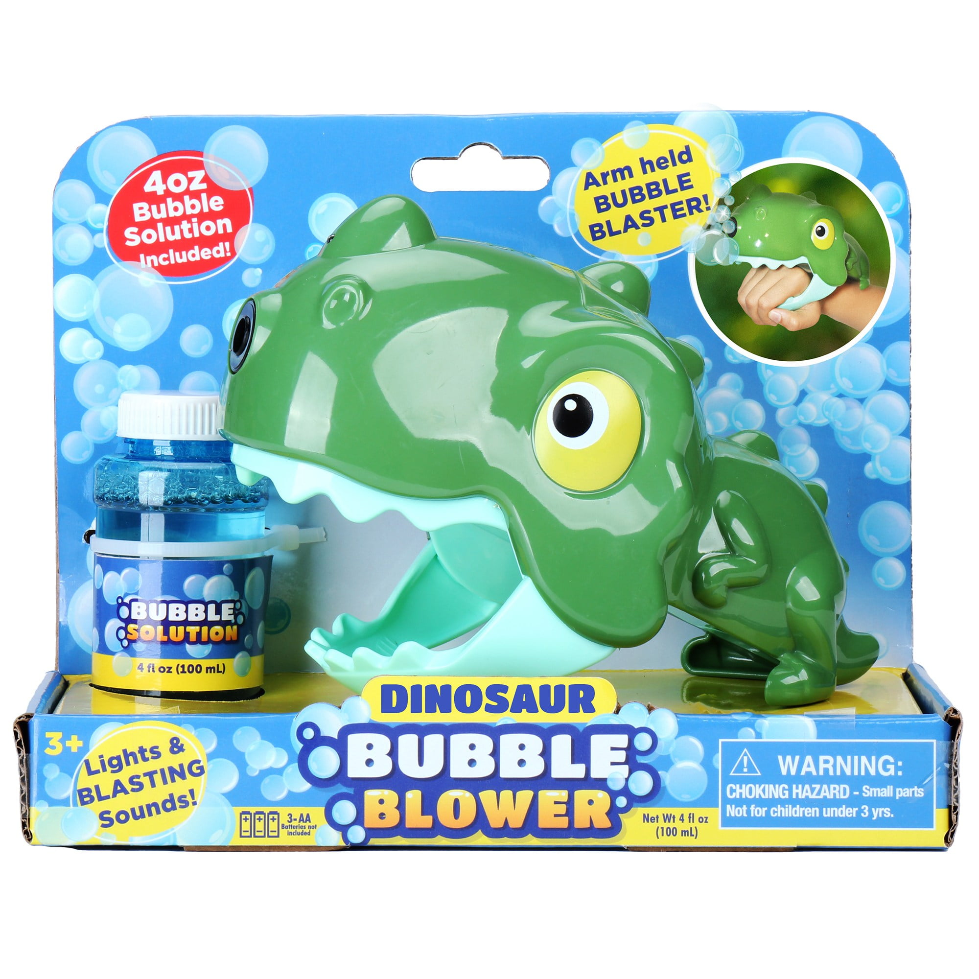 Kid Galaxy nonstop fun motorized handheld dinosaur bubble blower with