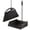 Broom and Dustpan Se, variant on Dust Pans with Long Handle - 35”Heavy Duty Metal Upright Stand Up Dustpan - Long Handled Stand Up Dustpans - Best Dustpans for Home/Lobby/Shop/Garage/Yard