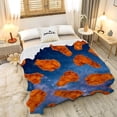 thumbnail image 2 of Yibo Hamburger Fleece Flannel Gift Blanket Realistic Interesting Food Blanket Lightweight Soft Cute Cozy Blanket for Bed Couch Travel Outdoor for Teens, 2 of 8