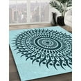 thumbnail image 2 of Ahgly Company Indoor Rectangle Patterned Electric Blue Area Rugs, 8' x 10', 2 of 6