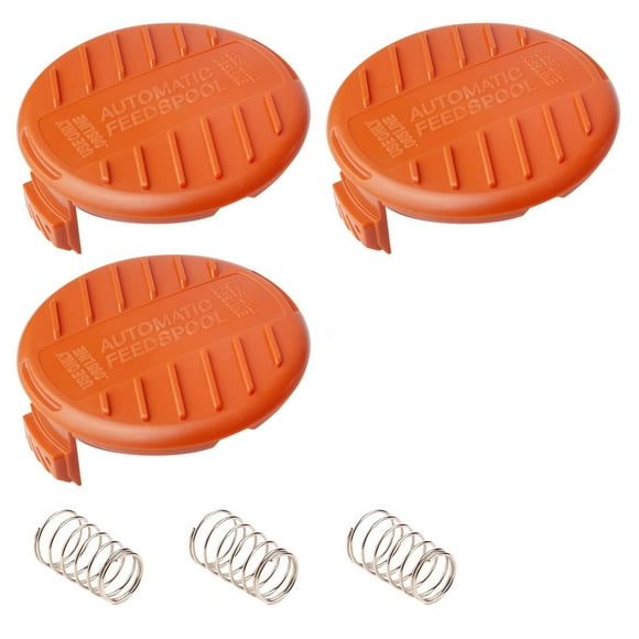 3 tapas de recambio para cortacésped, compatibles con las cubiertas del carrete del cortacésped Grassland, kit de accesorios.