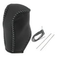thumbnail image 1 of Cubierta de pomo de cambio antideslizante Unique Bargains, protector de mango de cambio para Toyota Corolla 2014-2018, cuero sintético gris, 1 of 6