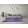 thumbnail image 3 of Ahgly Company Indoor Rectangle Patchwork Blue Transitional Area Rugs, 3' x 5', 3 of 4
