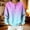 A05-Light Blue, variant on Zysthvn Casual Sweatshirts for women Henley Winter Pullover Long Sleeve Womens Sweatshirts Crewneck Button Gradient Tops