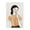 Woman Orange Striped Blouse, variant on Stupell Industries Modern Woman in Orange Blouse Canvas Art, 16 x 24, by Omar Escalante