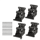 thumbnail image 1 of Paquete de 4 Soportes Plegables, Bisagra Autoblocante con Tornillos para Patas de Mesa Plegables, Soporte de Extensión de Bloqueo para Patas de Cama, 1 of 7