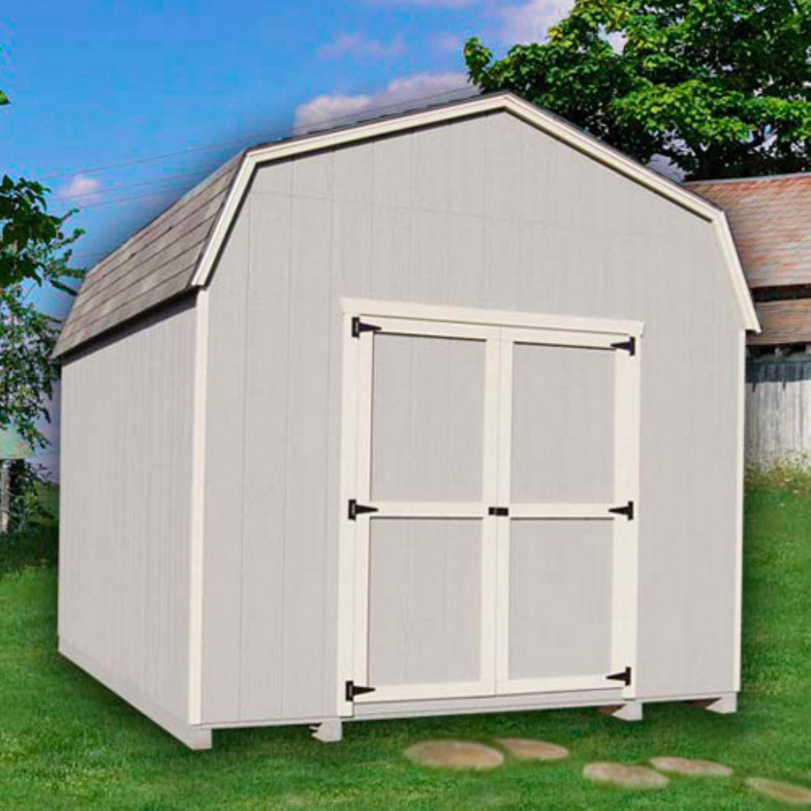 Little Cottage Value Gambrel Barn Precut Storage Shed with 