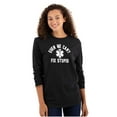thumbnail image 3 of EMT We Cant Fix Stupid Funny Medical Plus Size Long Sleeve Graphic Tee Shirt Brisco Brands 2X, 3 of 5
