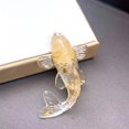 thumbnail image 1 of Creative Artificial Koi Fish Ornament Pretty Natural Crystal Desk Car Home Decor, 1 of 8