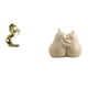 thumbnail image 1 of Estatua de caballo de pie abrazando una pera, figurita decorativa de mesa, artesanía hecha a mano, sujetalibros de cerámica, mano de obra fina, adorno, 1 of 8