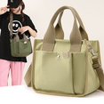 thumbnail image 4 of Bolso de lona Bolso de hombro informal para mujer Bolso sencillo Bolso cruzado para mujer, 4 of 6