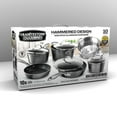 thumbnail image 3 of Granitestone Diamond Platinum 10 Piece Ultra Nonstick Mineral Infused Hammered Durable Easy Clean Pots and Pans Cookware Set, 3 of 3