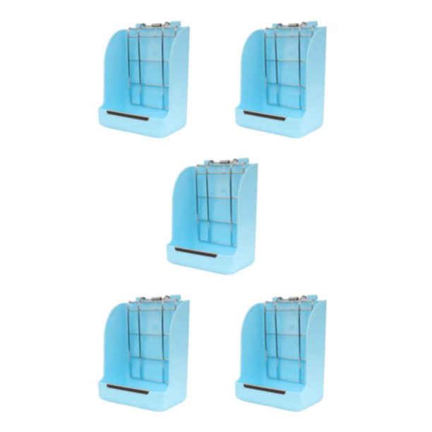 Methold Pequeño animal colgante heno estante comedero para conejos soporte para herbívoro azul Type2 NO2