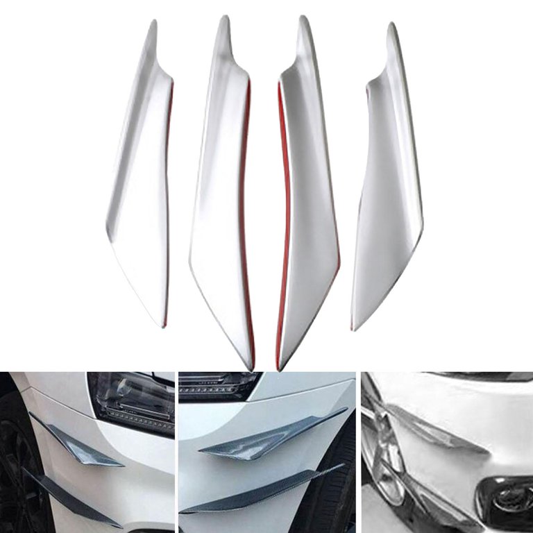 2x Car Front Deflector Spoiler Splitter Diffuser Bumper Canard Lip Body Shovels
