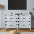 thumbnail image 2 of Topcobe 4 Drawers Dresser for Bedroom, Farmhouse Barn Chest of Drawers, Modern Storage Dresser for Bedroom, Hallway, Living Room, White, 2 of 14