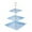 Blue, variant on EDHITNR 3-Tier Cupcake Stand, Dessert Tower for Wedding Party Event Display, Elegant Cake Stand for Desserts Fruit Treats Home Decor Table Centerpiece, Blue