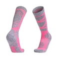 thumbnail image 5 of NIBOLOG 1 Pair Women Winter Ski Socks Long-Tube Thermal Cotton Socks Sweat Absorption Comfortable Thickened Outdoor Sports Socks for Skiing Hiking Running Climbing, 5 of 8